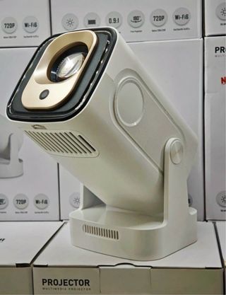 Proyector 4K / 1080p Full HD Blanco y Dorado