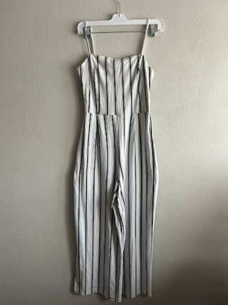 Mono Bershka Rayas Blanco y Negro