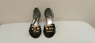 SANDALIAS FIESTA TACÓN CÓMODO Fiesta Charol Negro 