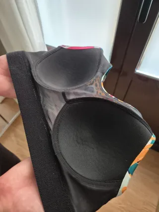 Top deportivo estampado multicolor Talla XS