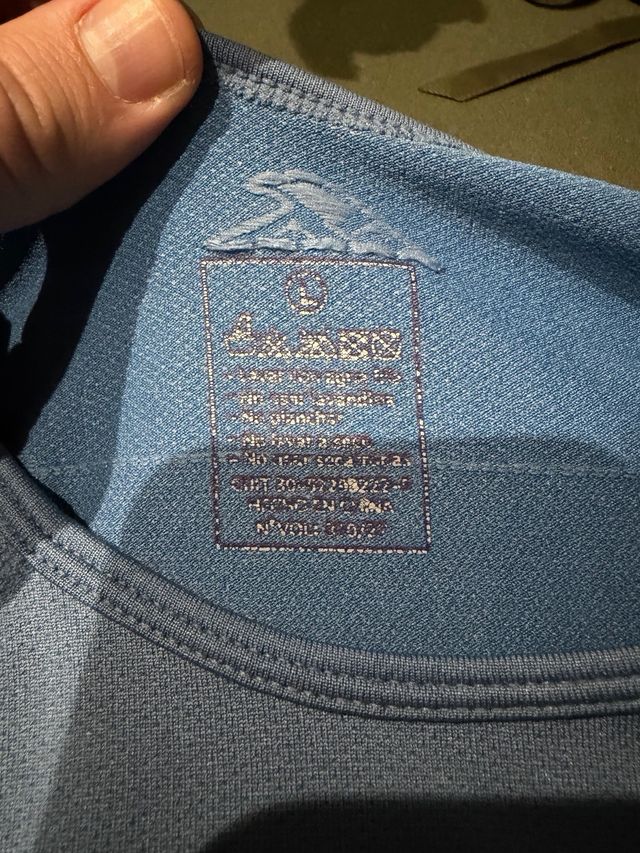 Camiseta Térmica Manga Larga Azul