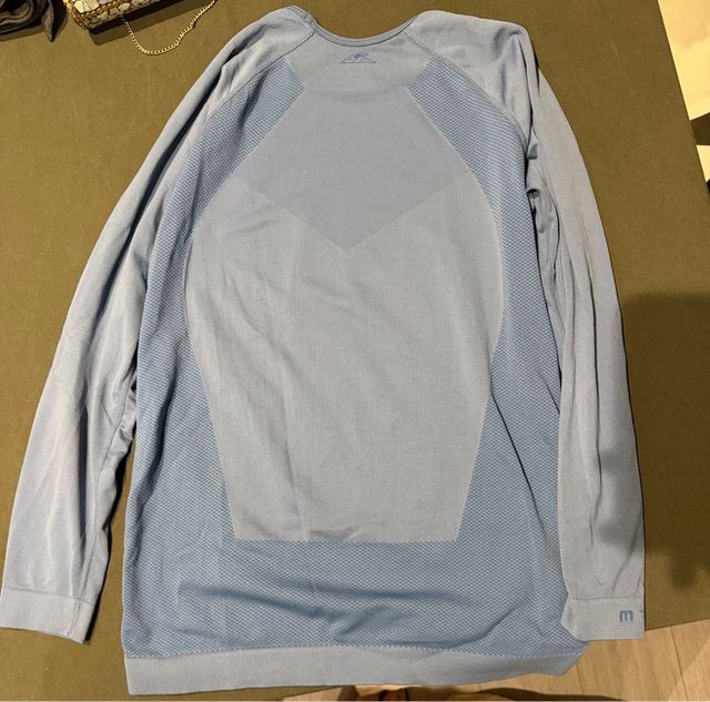 Camiseta Térmica Manga Larga Azul