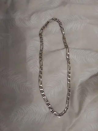 Cadena de plata Figaro