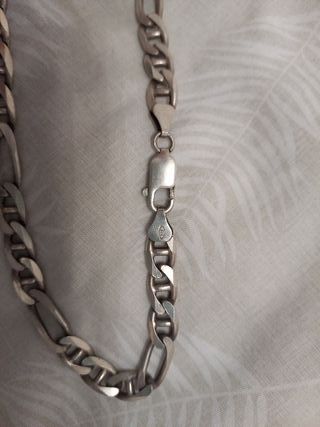 Cadena de plata Figaro
