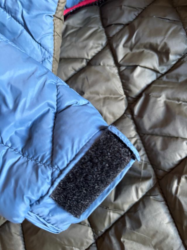 Chaqueta acolchada mujer azul