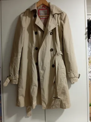 Chaqueta larga Cache Cache beige Talla M
