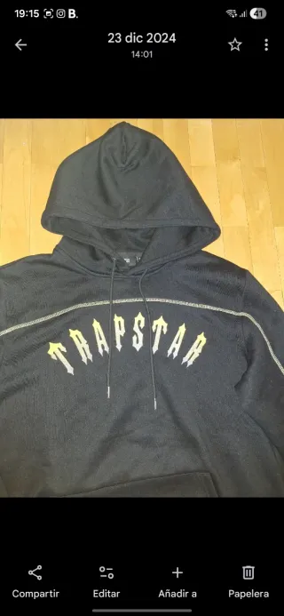 Chándal Trapstar Central cee Negro