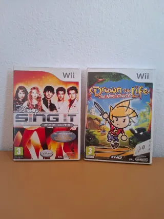 Pack 2 Juegos Wii: Disney Sing It y Drawn to Life