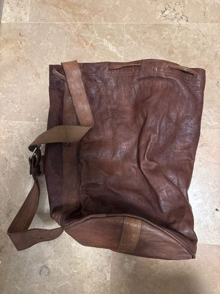 Mochila Petate Cuero Marrón