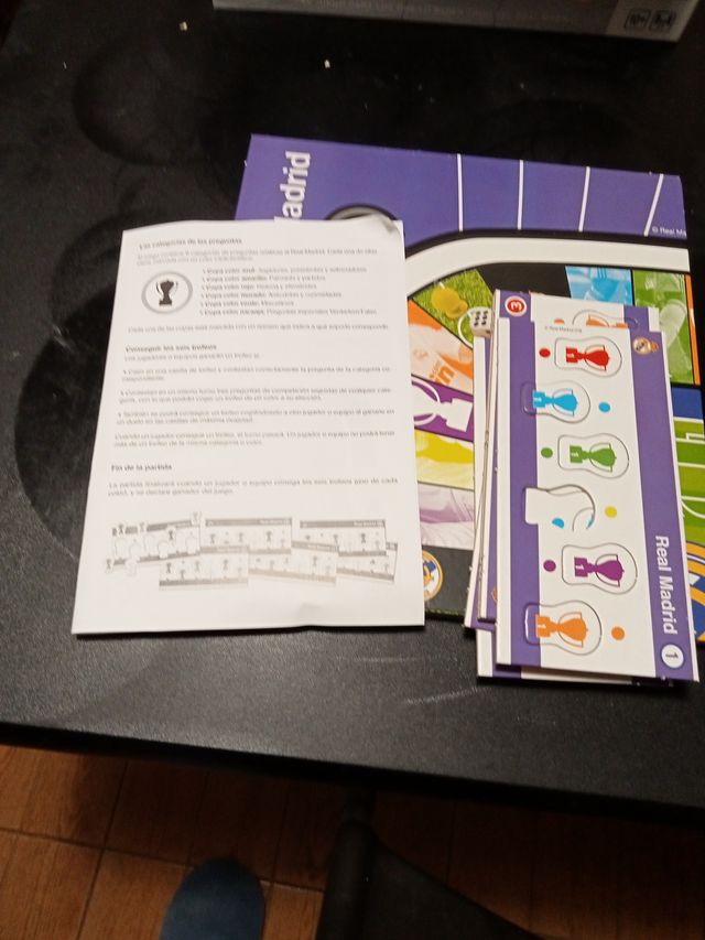 El Juego del Real Madrid con instrucciones y caja