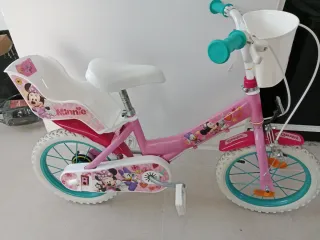 Bicicleta Infantil Minnie Mouse Rosa