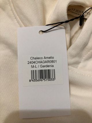 Chaleco Kotidiano Beige Talla M-L