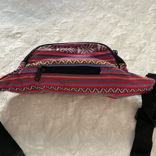 Riñonera hippie multicolor 3 bolsillos