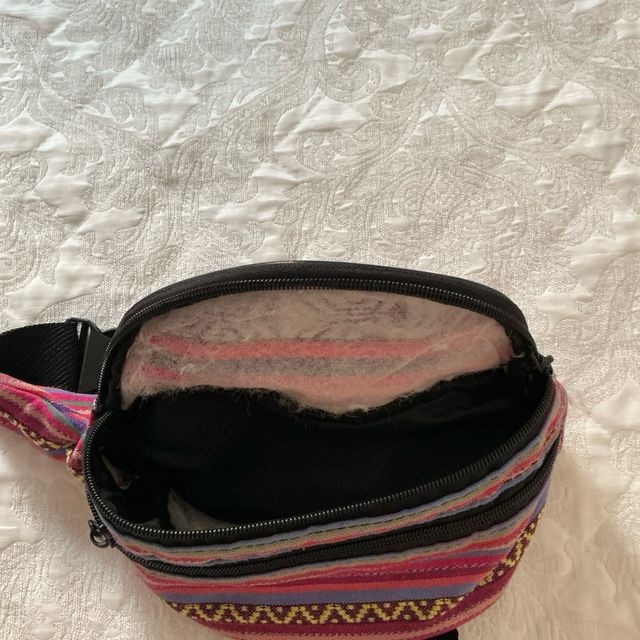 Riñonera hippie multicolor 3 bolsillos