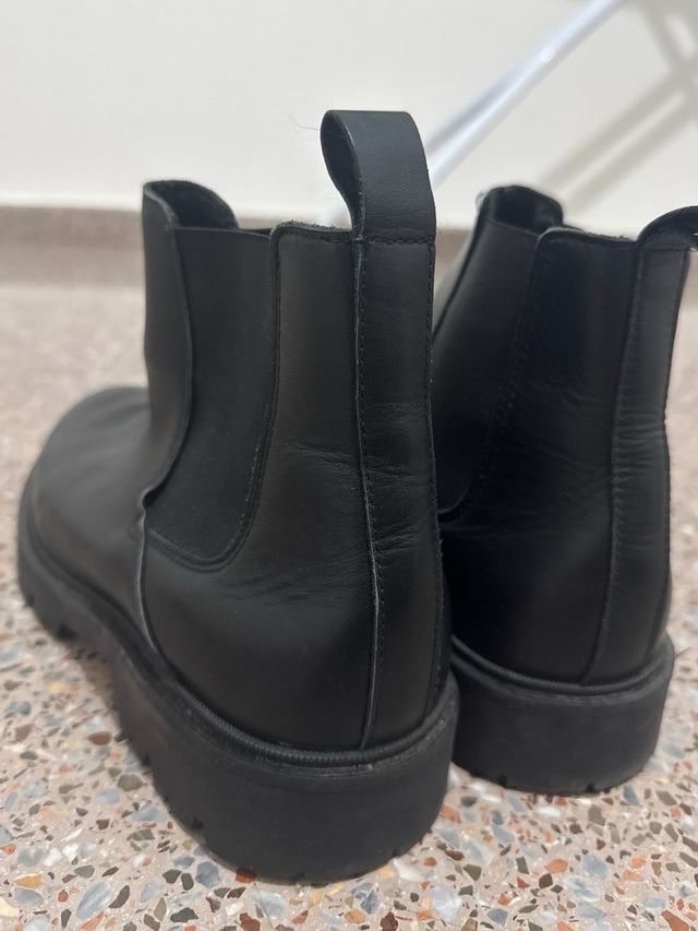 Botas Chelsea Negras Mango Talla 40