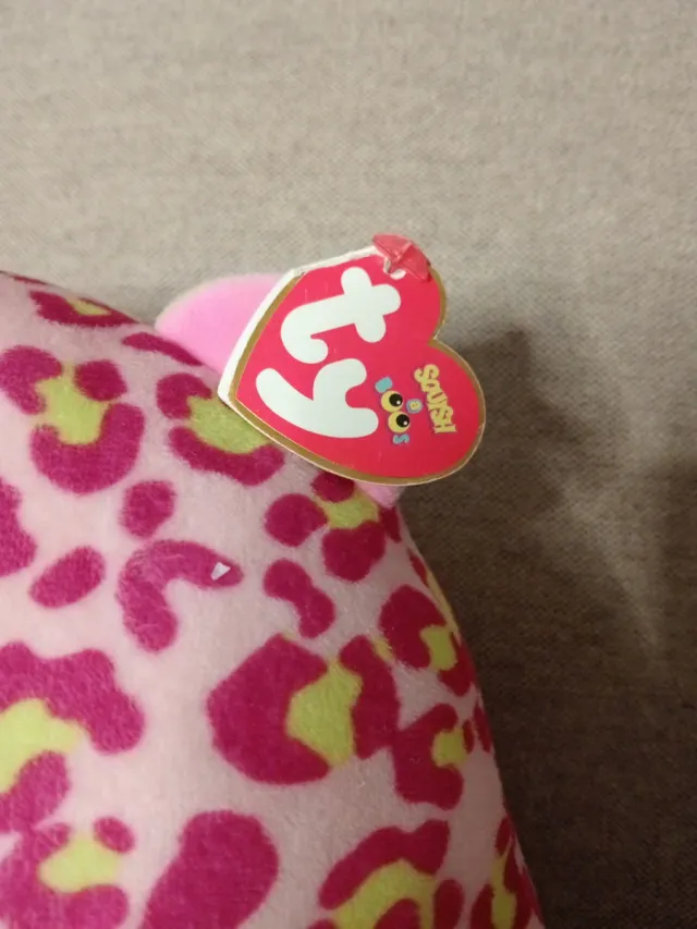Peluche Ty Leopardo Rosa