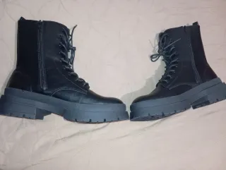 Botas militares mujer talla 42 negras