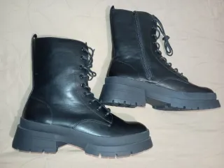 Botas militares mujer talla 42 negras