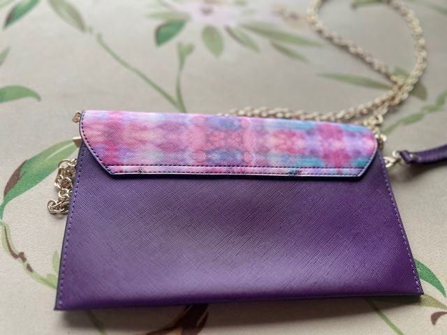 Bolso Nicole Lee Morado con Diseño