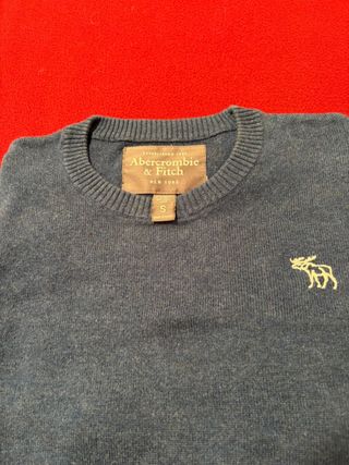 Maglione Abercrombie & Fitch Blu/Grigio