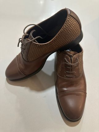 Elegantes Zapatos Marrones Zara