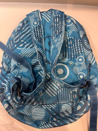 Mochila Adidas Azul y Blanca