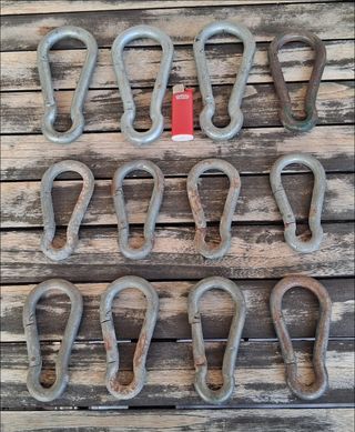 Conjunto 12 Mosquetões