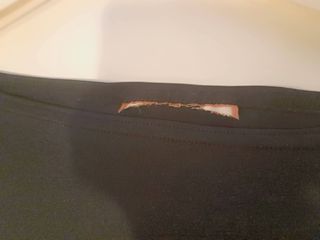 Mini Abito Vestito Nero Vintage Maniche Rete M