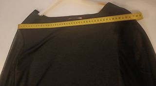 Mini Abito Vestito Nero Vintage Maniche Rete M
