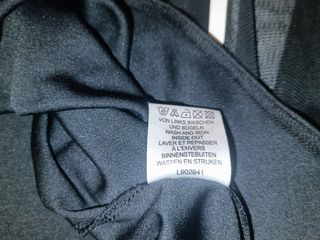 Mini Abito Vestito Nero Vintage Maniche Rete M