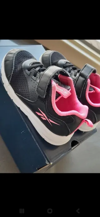 Scarpe Reebok bambina nere e rosa n 26