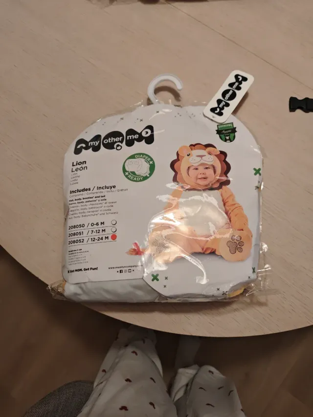 Disfraz León My Other Me 12-24 Meses