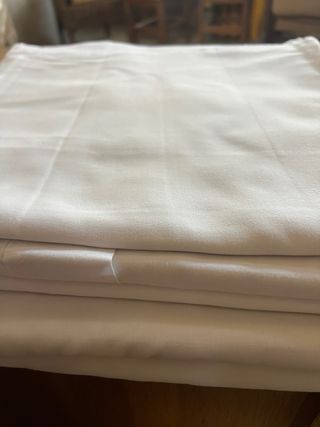 Lote 4 Sábanas 90cm Blancas