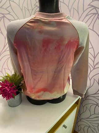 Chaqueta Zara Raso Palmeras Talla XS