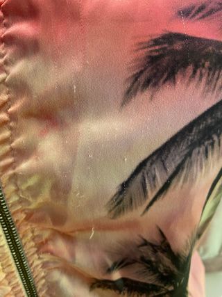 Chaqueta Zara Raso Palmeras Talla XS