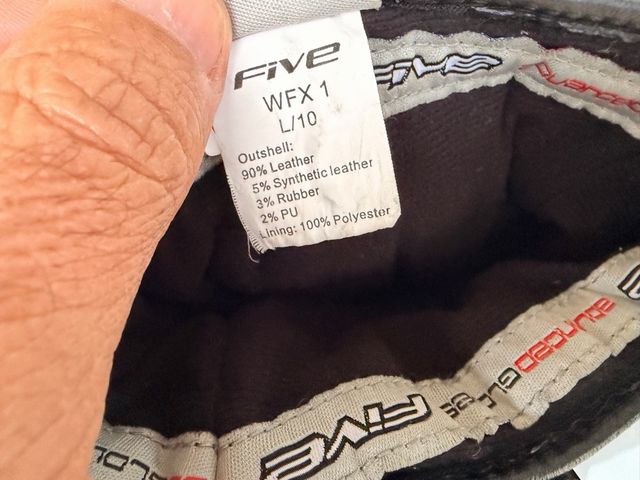LUVAS DE MOTOCICLETA FIVE WFX1 Tamanho L