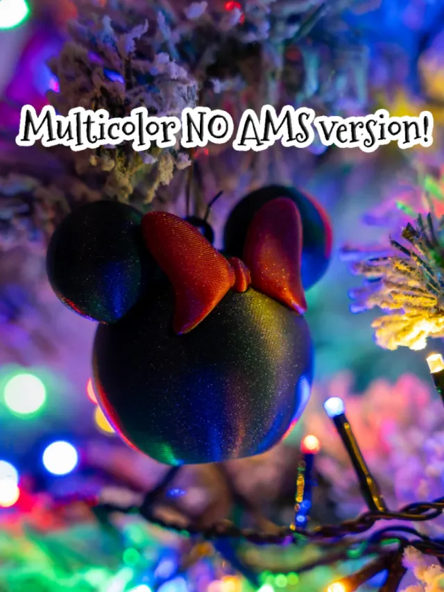 Adorno para árbol de navidad Minnie Mouse