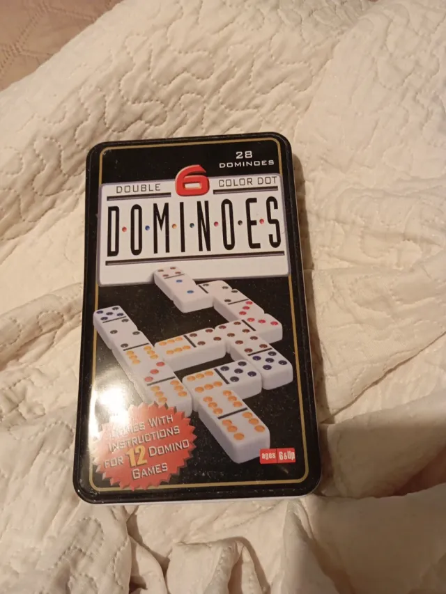 Juego de Dominó Doble 6 Color Dot