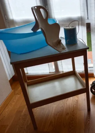 Lote Bebé: Bañera y cambiador Ikea 