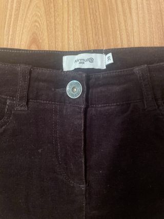 Falda pana marrón Fórmula Joven