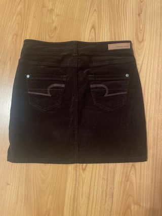 Falda pana marrón Fórmula Joven