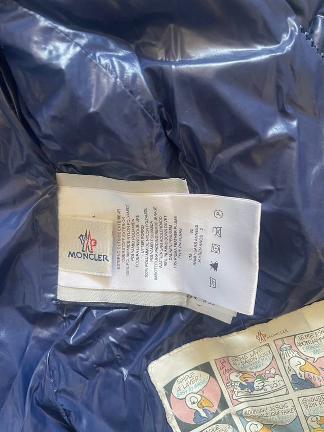 Completo da sci Moncler bambino blu