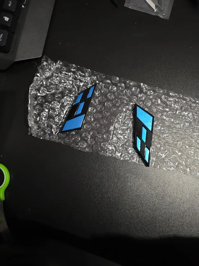 Insignias banderas Cupra Azul