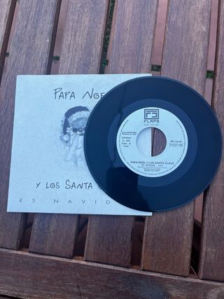 Vinilo Papa Noel y los Santa Claus