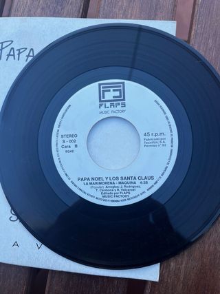 Vinilo Papa Noel y los Santa Claus