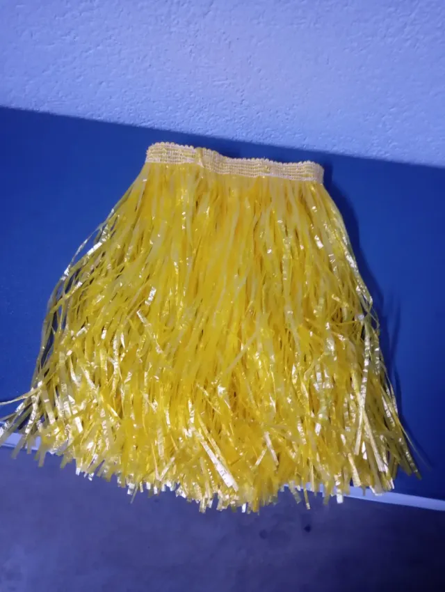 Falda Hawaiana Amarilla