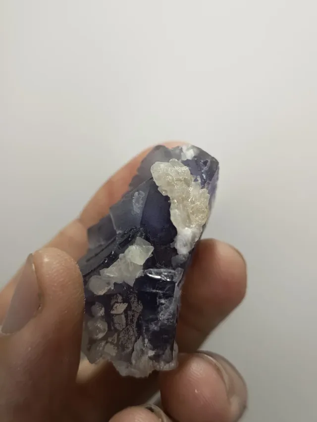 Cristal de Fluorite Azul