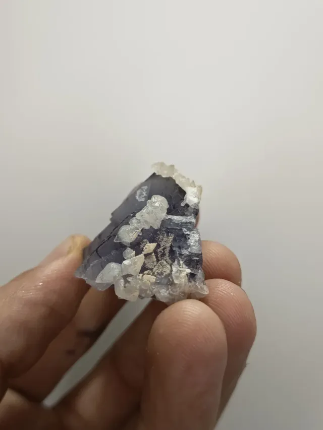 Cristal de Fluorite Azul