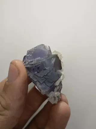 Cristal de Fluorite Azul