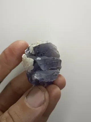 Cristal de Fluorite Azul